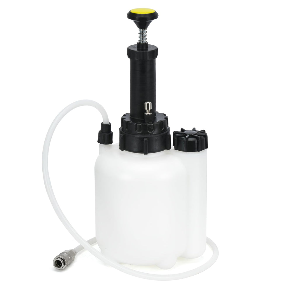 Generic brand 3L hand pump detail highlighting ergonomic pump handle and grip