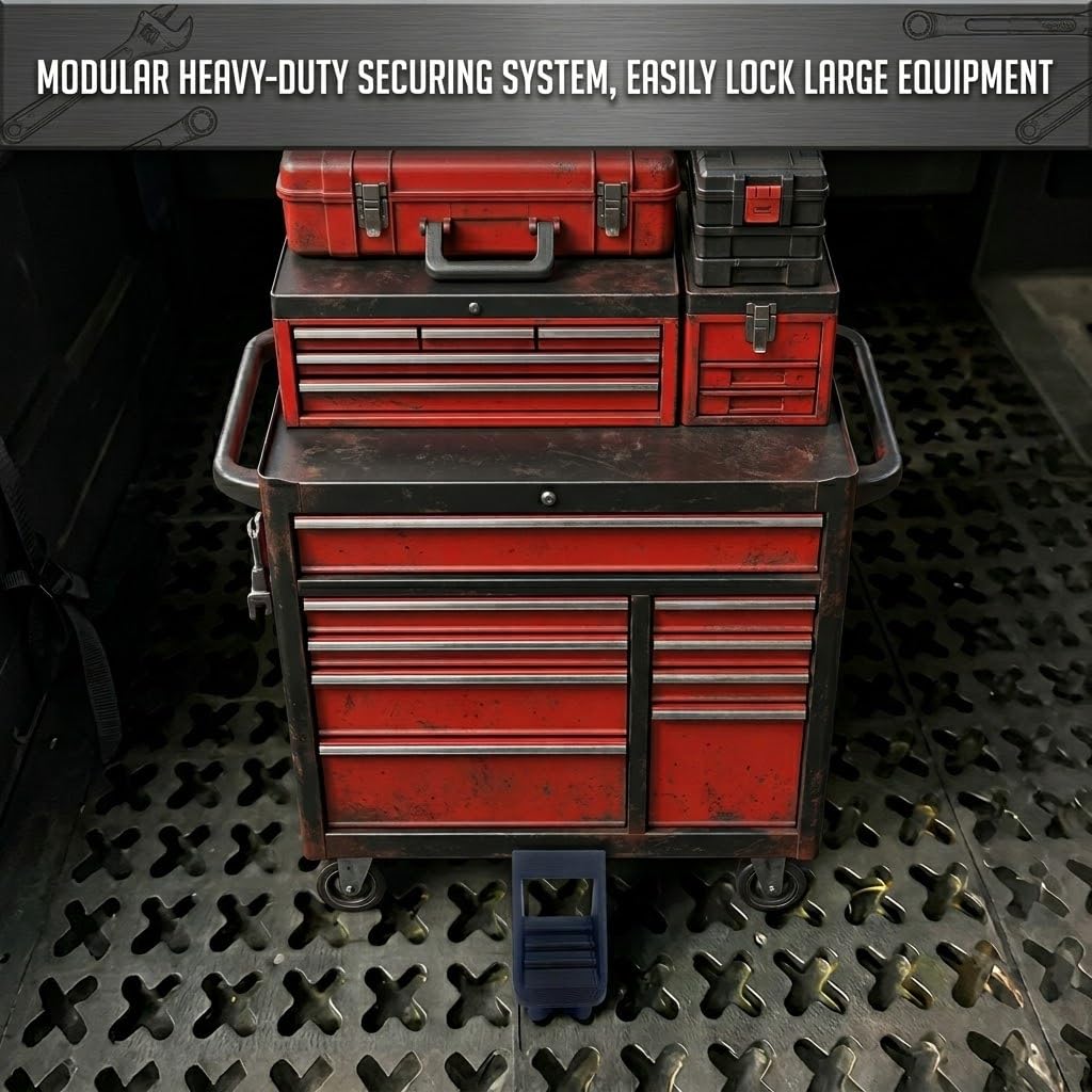 Generic cargo blocker side profile demonstrating low-profile secure fit