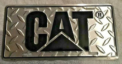 Generic CAT close-up of diamond embossed aluminum texture highlighting scratch resistance