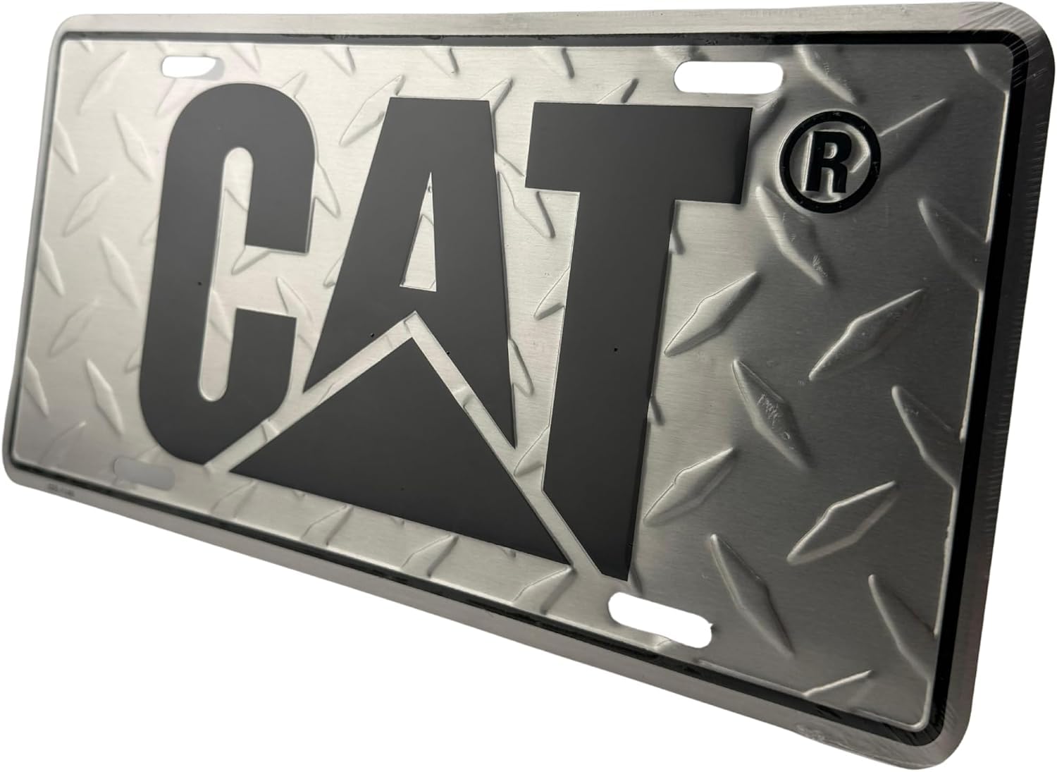 Generic CAT displayed in garage setting adding industrial decor and brand appeal