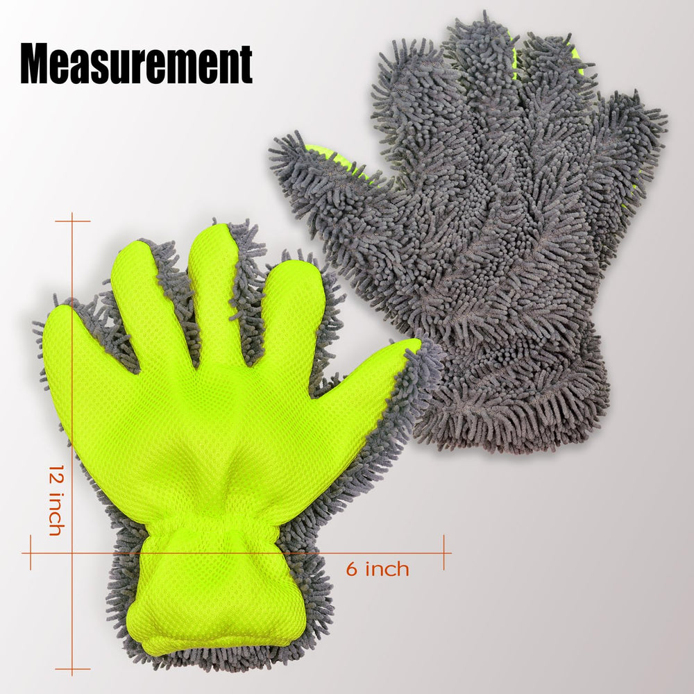 Generic chenille back elastic cuff showing snug fit and secure hand control benefit
