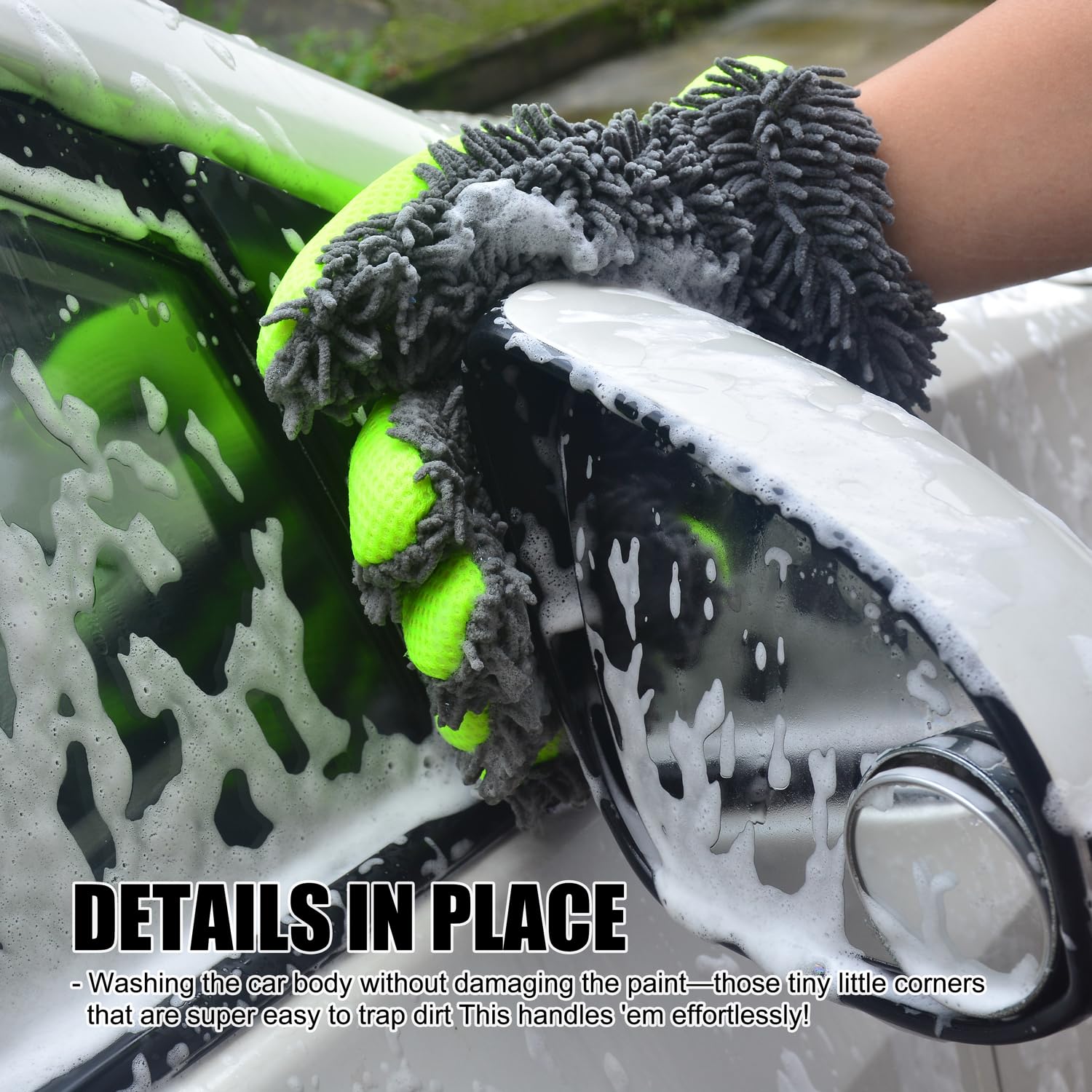 Generic chenille packaging and contents two-pack convenience for dedicated uses