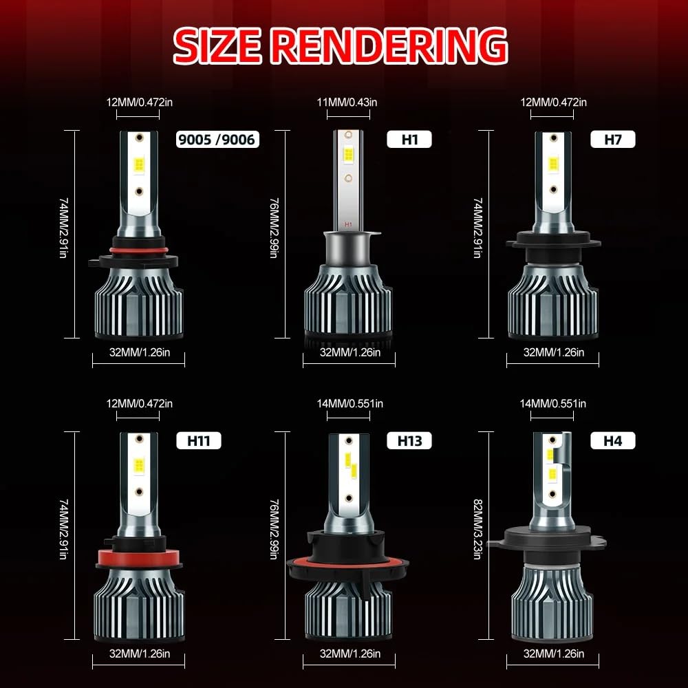 Generic bulb label and specs close-up showing compatibility and performance benefit