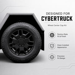 Generic Cyber wheel cap beside ruler showing brand size clarity for fitment