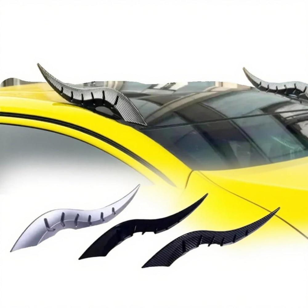 Generic dragon horns installed on roof demonstrating instant visual upgrade