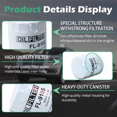Generic FL-910S thread and gasket view ensuring leak-free fitment