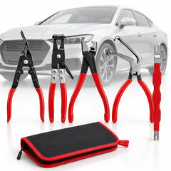 Generic front packaging showing the 5-piece disconnect pliers kit and portability benefit