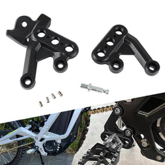 generic front view of Sur-Ron foot peg bracket showing fit and durability benefits