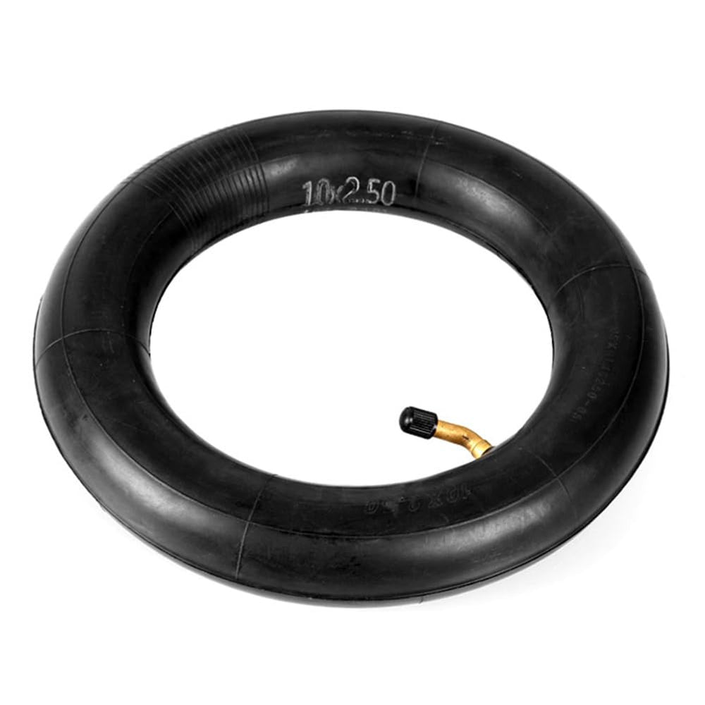 Generic mounted tire on a 10-inch scooter wheel demonstrating correct rim fitment