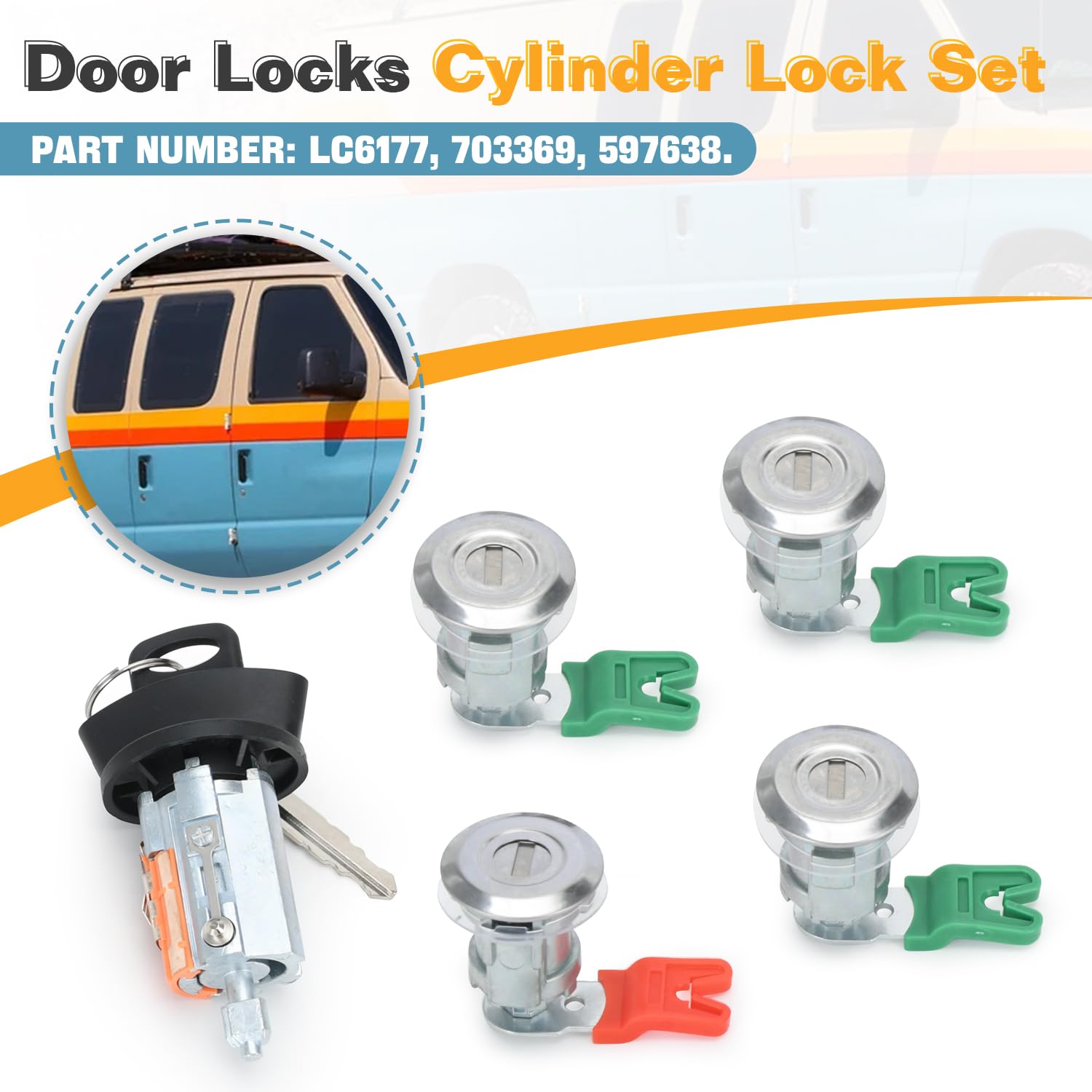 Generic installed ignition cylinder in dash Generic restores smooth key turn action