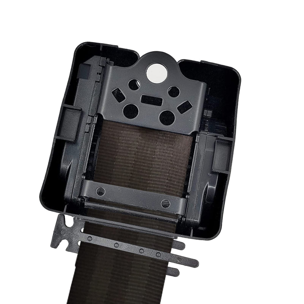 Generic lap strap adjustment detail showing customizable secure fit