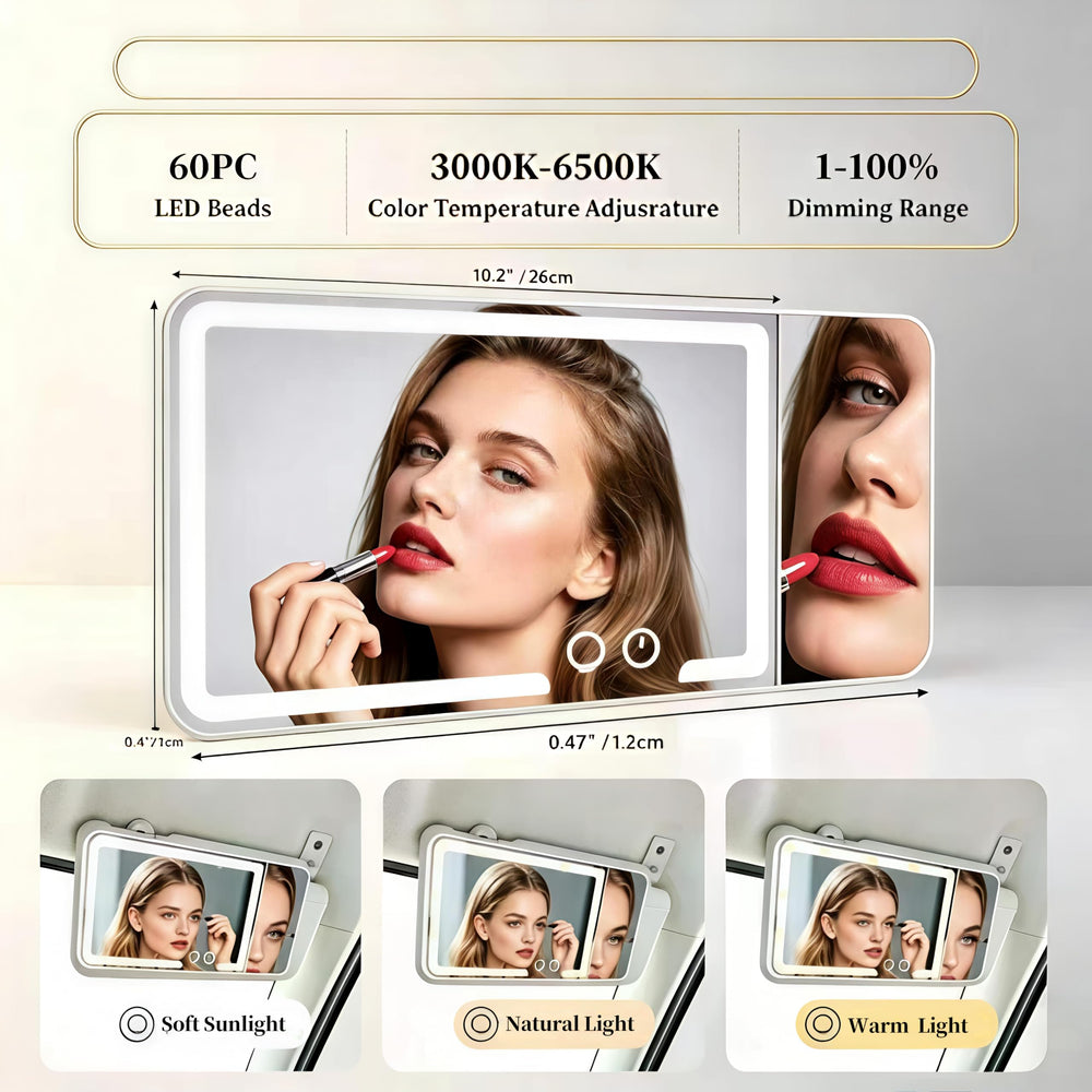 Generic LED lighting modes demo showing Generic brand and benefit of adjustable color temperature