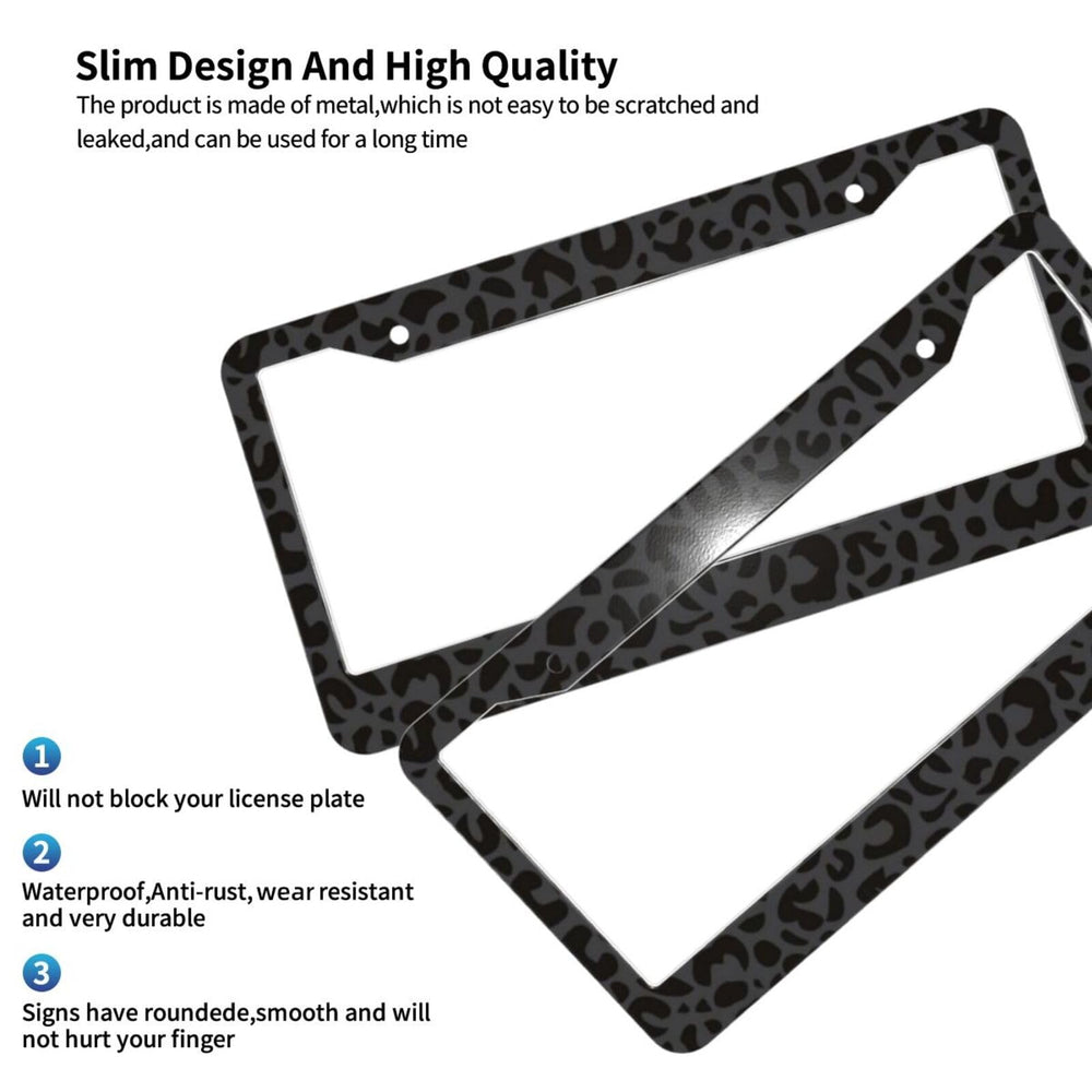 Generic brand close-up of aluminum frame edge and printed leopard pattern highlighting fade resistance