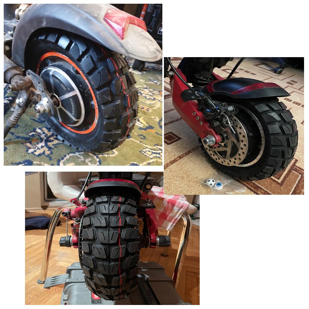 Generic scooter on gravel demonstrating off-road traction and ride comfort