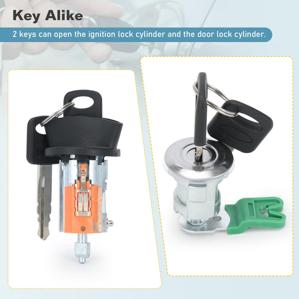 Generic two matching keys close-up Generic blanks simplify mechanical rekeying