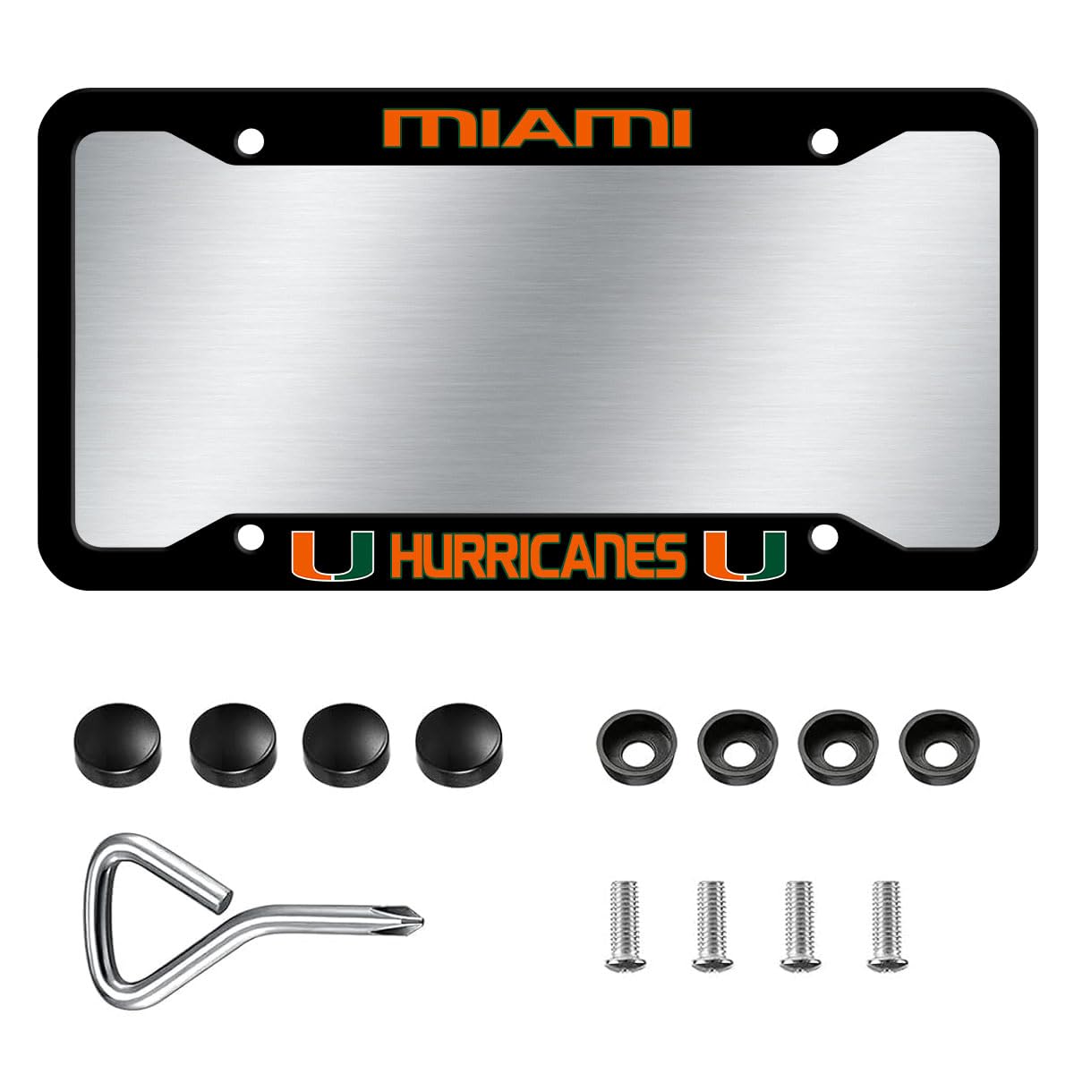 Generic matte black frame front view showing clean UM look and durable finish