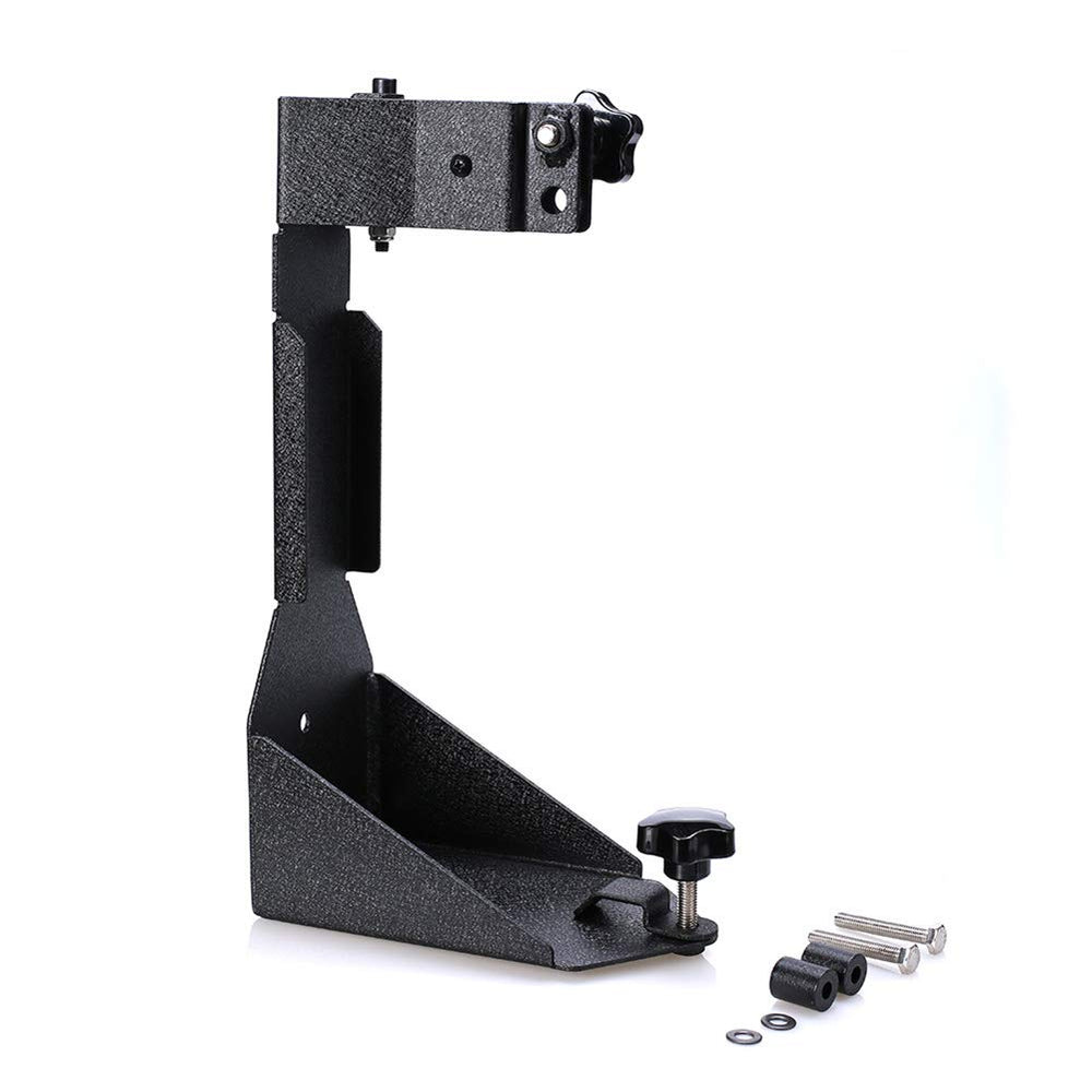 Generic mounted jack side profile illustrating space saving and stable retention