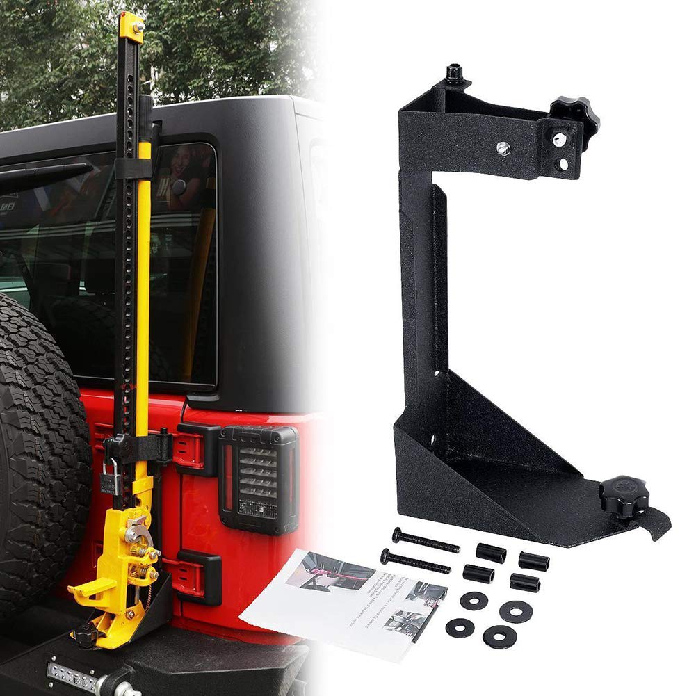 Generic rear bracket front view showing sturdy mount and secure storage benefit
