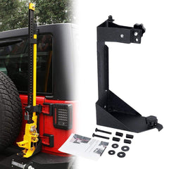 Generic rear bracket front view showing sturdy mount and secure storage benefit