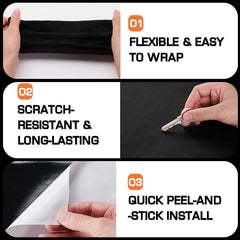 generic brand adhesive backing close-up demonstrating strong, repositionable grip