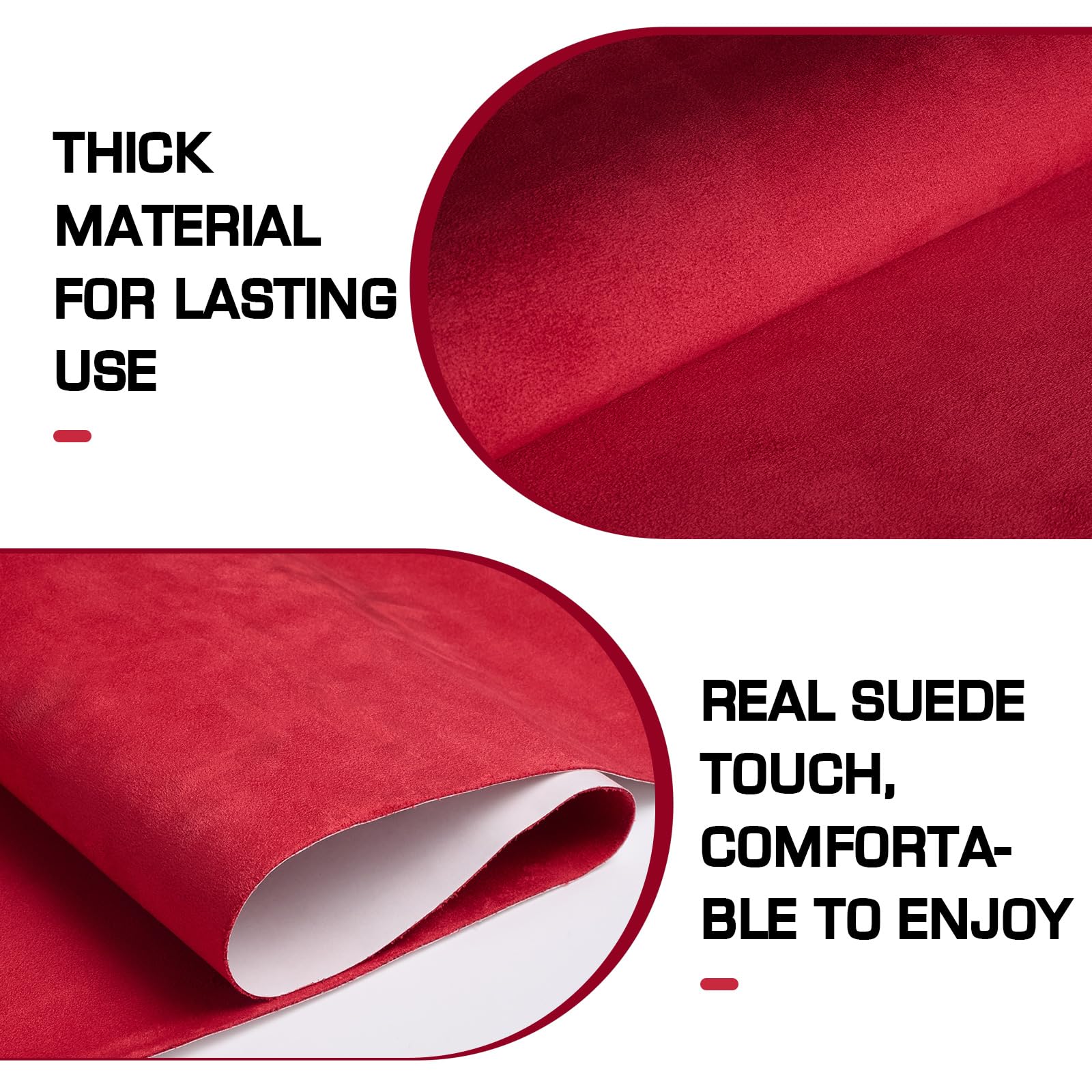 generic brand suede texture close-up revealing soft micro-nap and two-tone depth