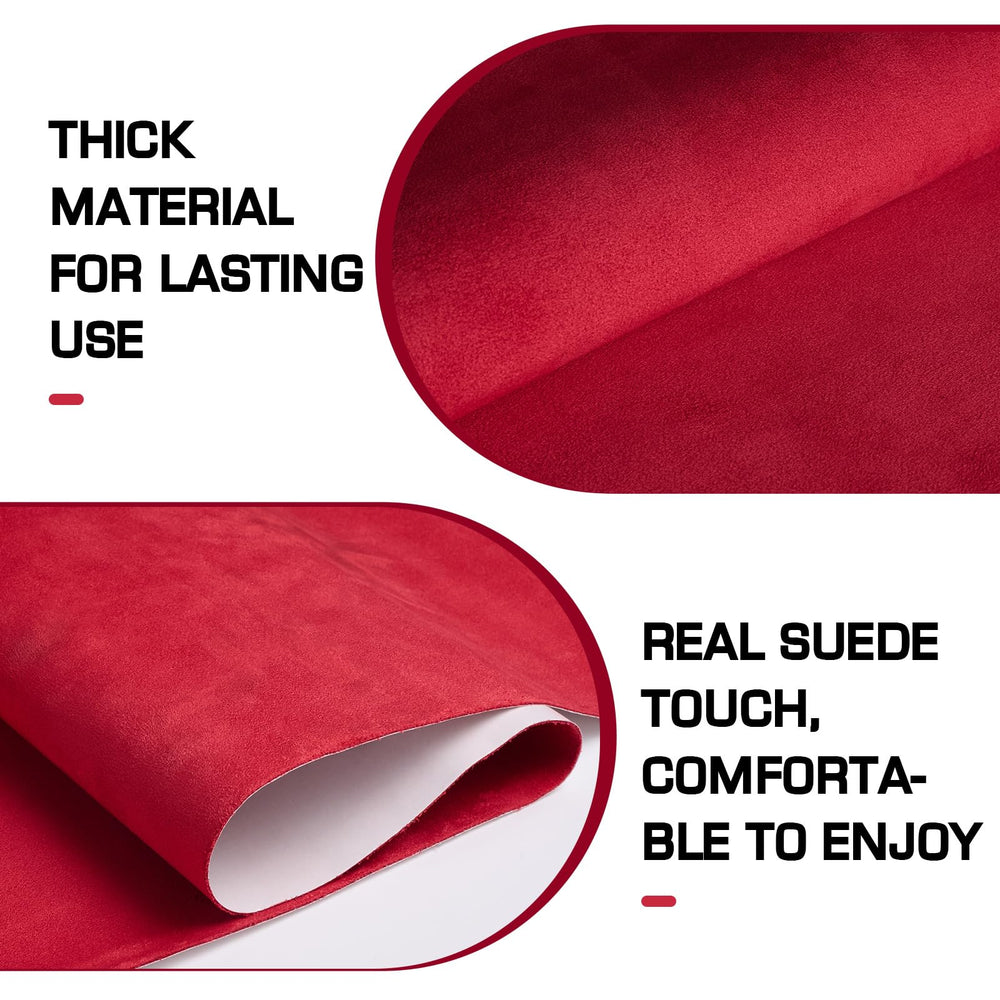 generic brand suede texture close-up revealing soft micro-nap and two-tone depth