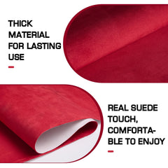 generic brand suede texture close-up revealing soft micro-nap and two-tone depth