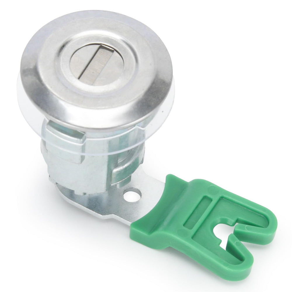 Generic lock cylinders next to ruler for scale Generic size reference for proper fit
