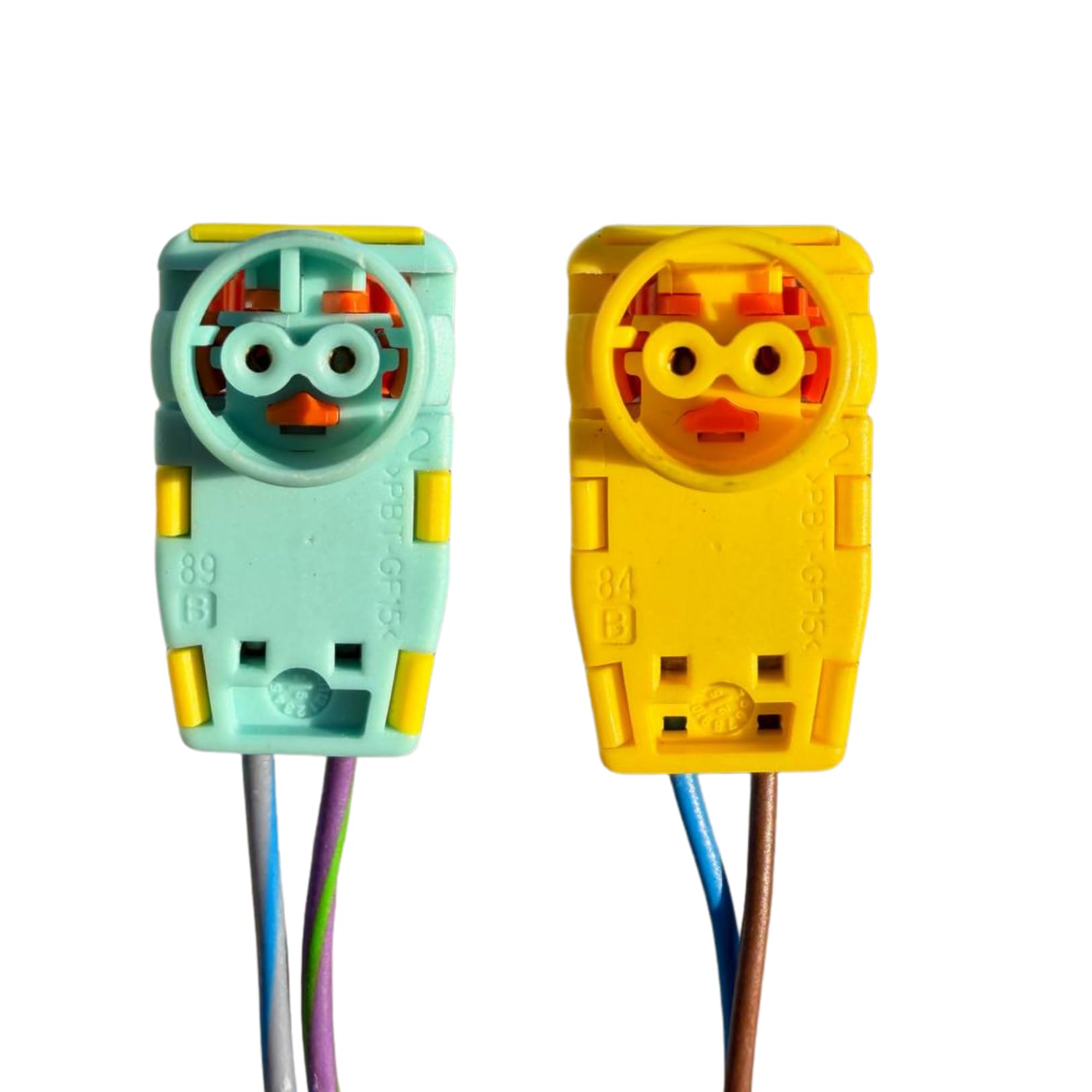 Generic brand steering connector front view showing housing and terminals for reliable fit
