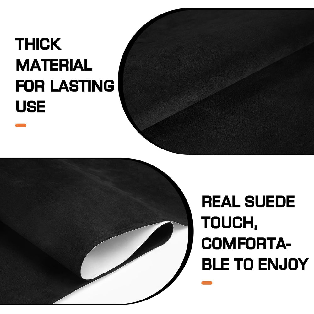 Generic brand suede wrap close texture showing microfiber nap benefit adds tactile depth