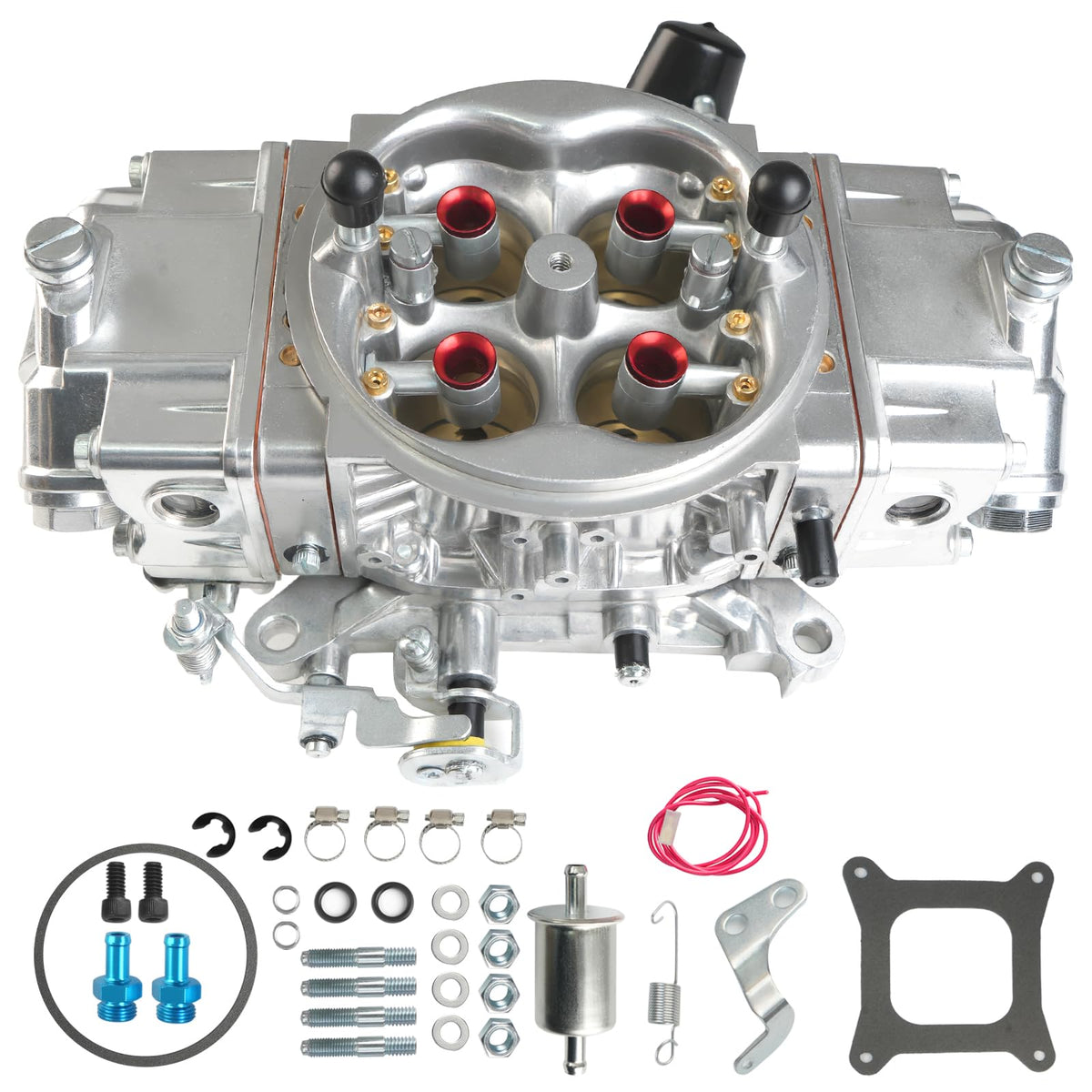 Generic BR‑67199 front view showing throttle bores and benefits of airflow