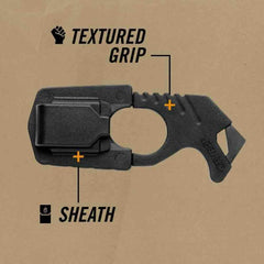 Gerber tempered glass breaker tip focused for confident window escape