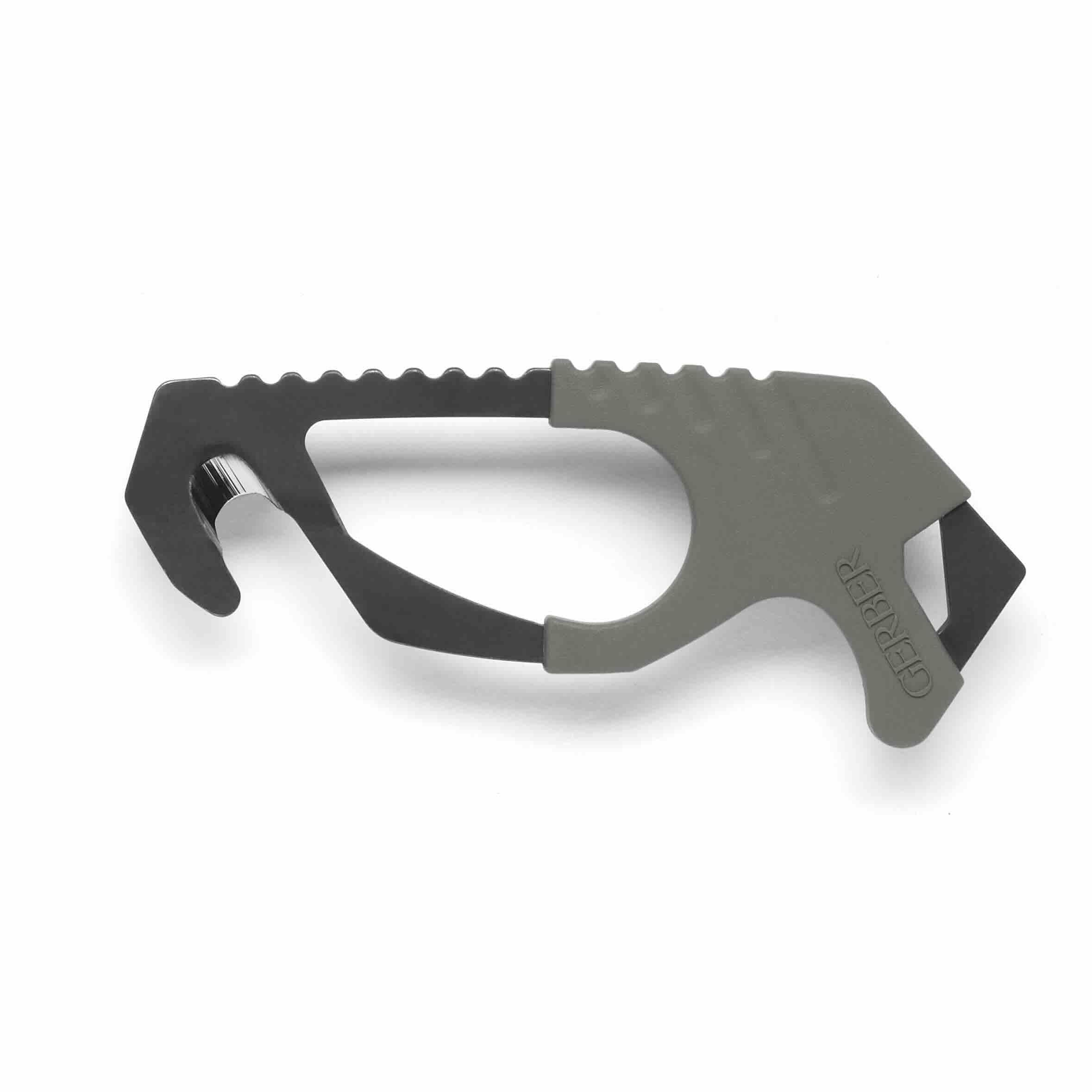 Gerber textured rubber grip detail showing slip-resistant handling benefit