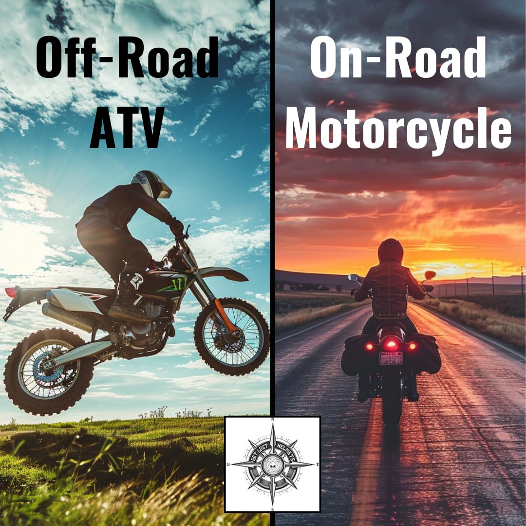 Get Lost Helmets worn by rider on motorcycle showing glare reduction benefit