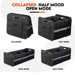 Getally collapsed and folded flat for compact storage and easy stowing