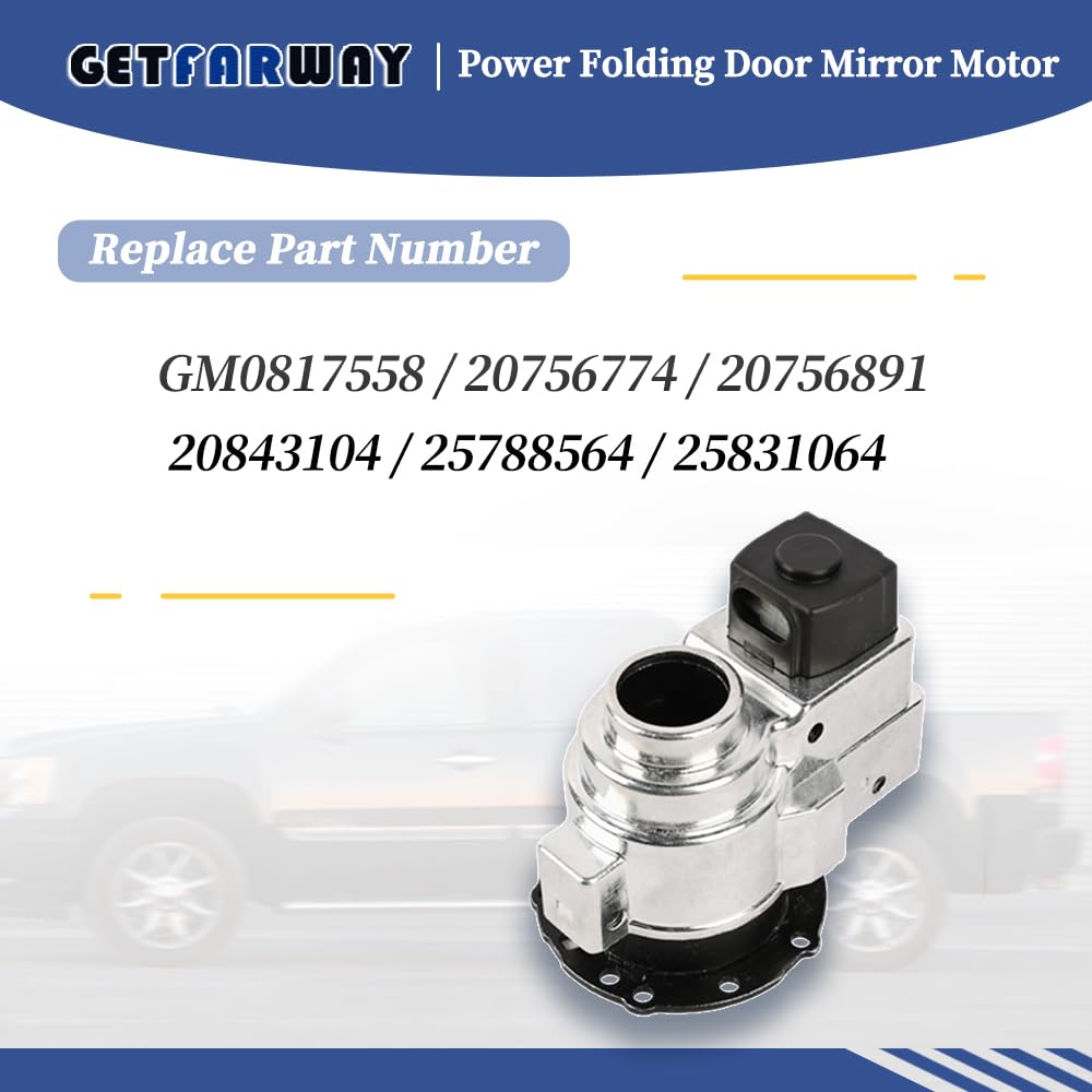 Getfarway motor installed inside mirror assembly demonstrating restored folding function