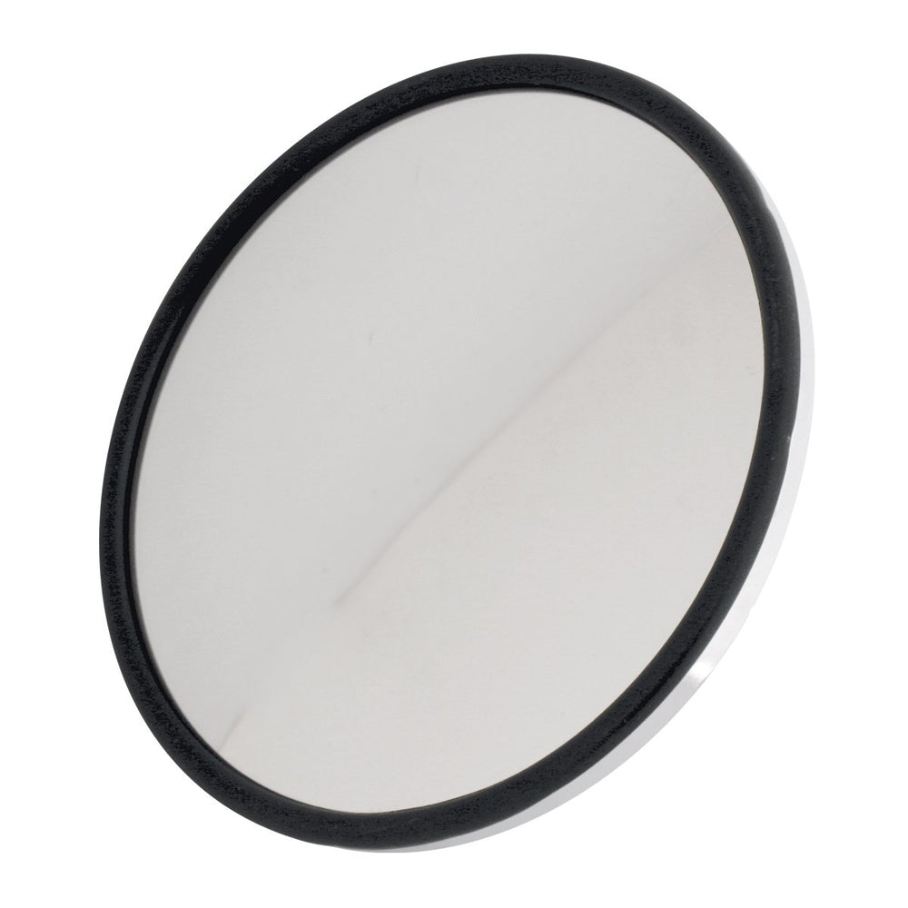 GG Grand General front view stainless steel convex mirror showing polished housing and expanded visibility.