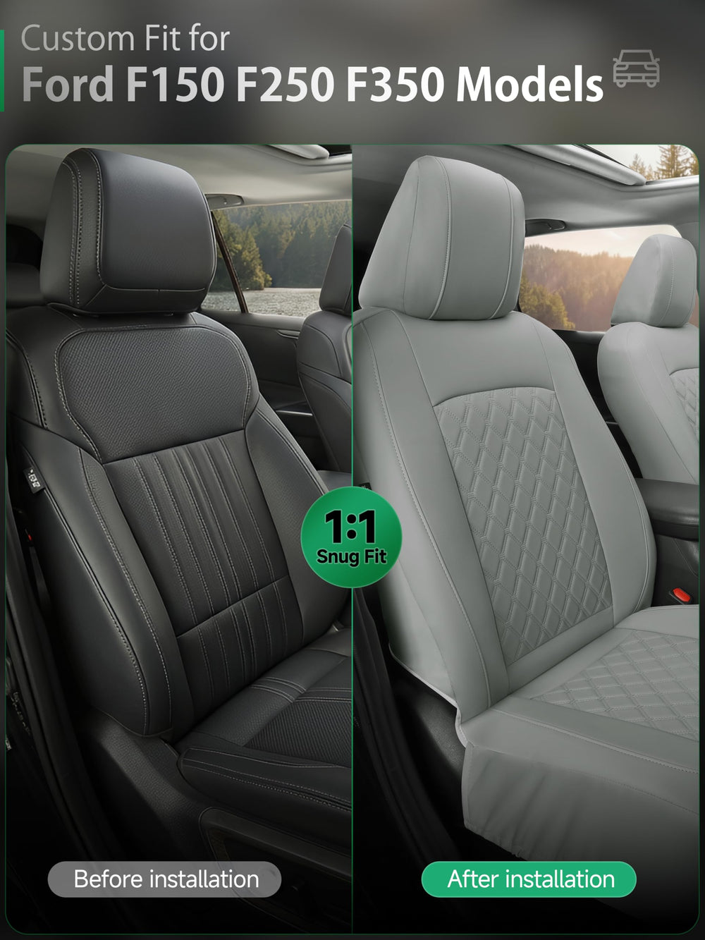 GIANT PANDA back panel detail showing premium faux-leather and durability