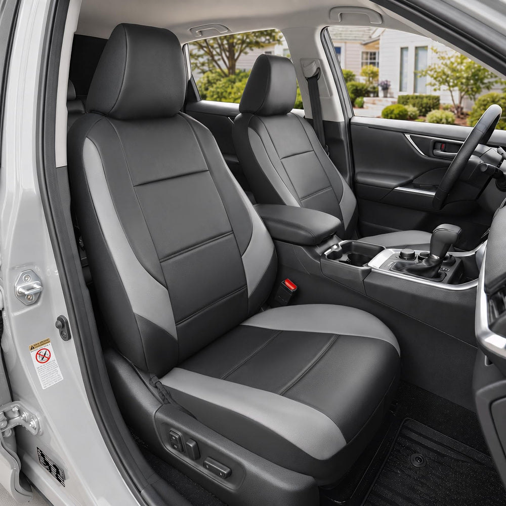 GIANT PANDA front view seat covers showing sleek protection and clean fit