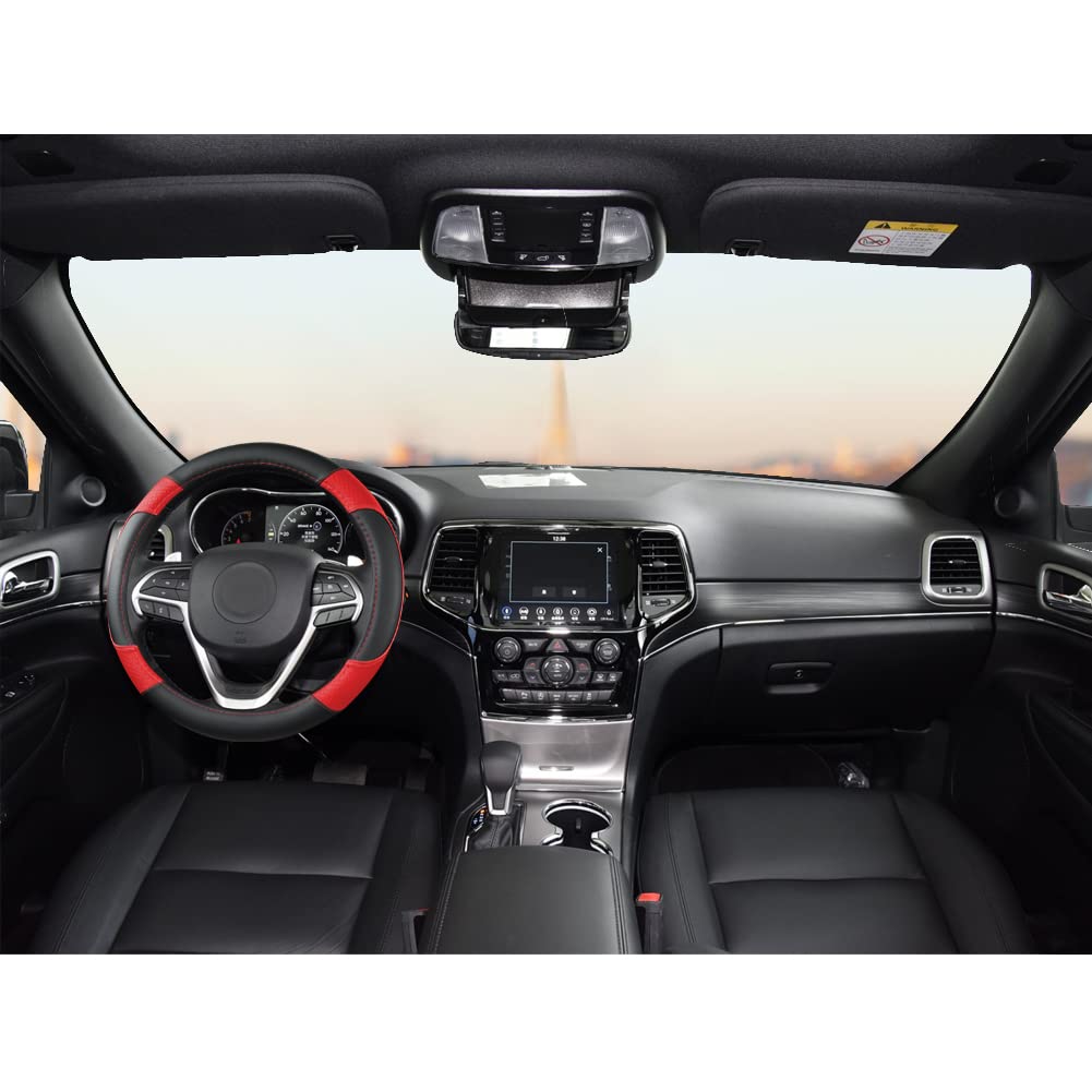 GIANT PANDA installed on Jeep Wrangler steering wheel, enhances control and protection