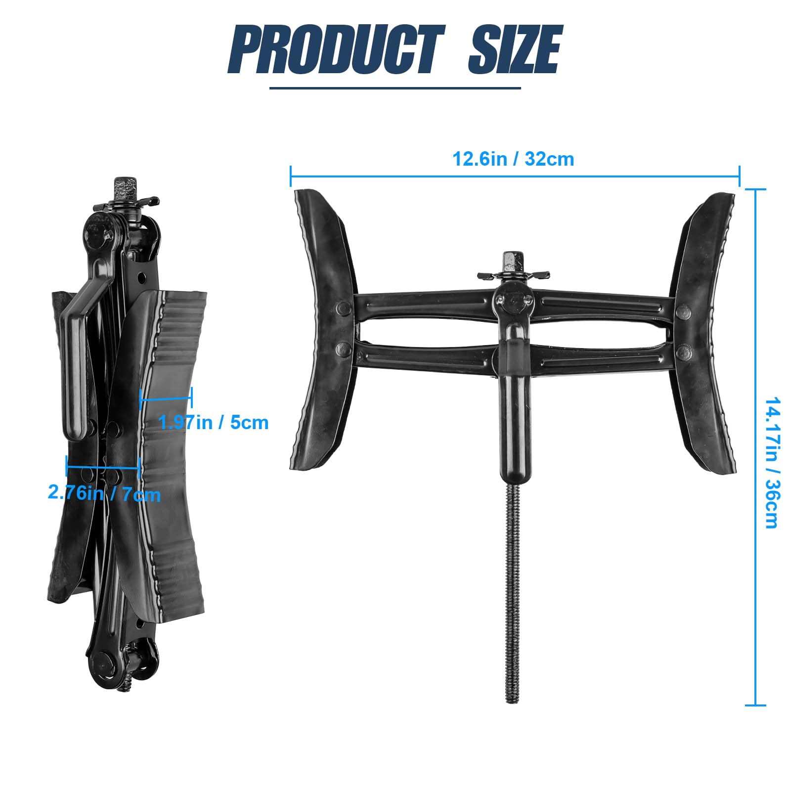 Gickbusus side profile showing adjustable width, fits varied wheel gaps