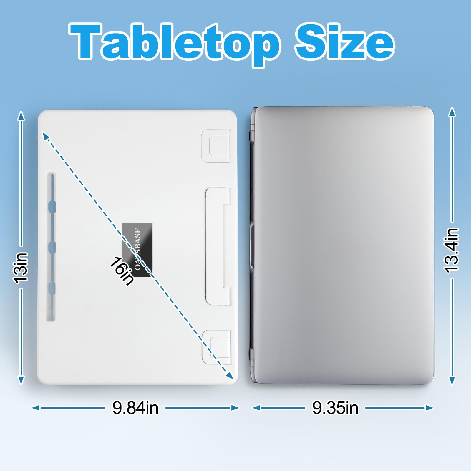 GiftmiyHime tablet and book slot close-up showing organized device holding benefit