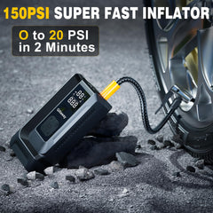 Gillaway inflator smart display close-up with precise pressure readout benefit