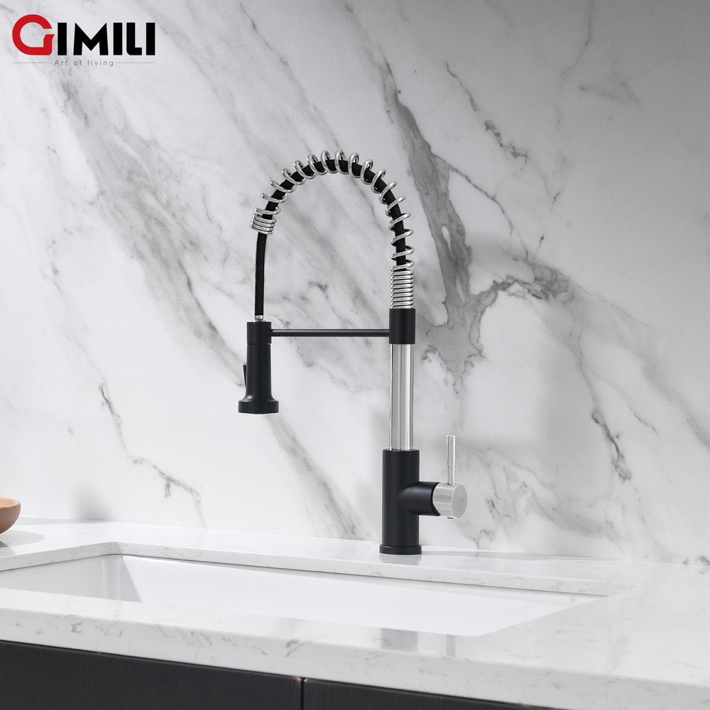 GIMILI installed in kitchen scene showing high-arc clearance and stylish finish