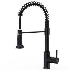 GIMILI front view oil rubbed bronze faucet showing sleek silhouette and easy reach