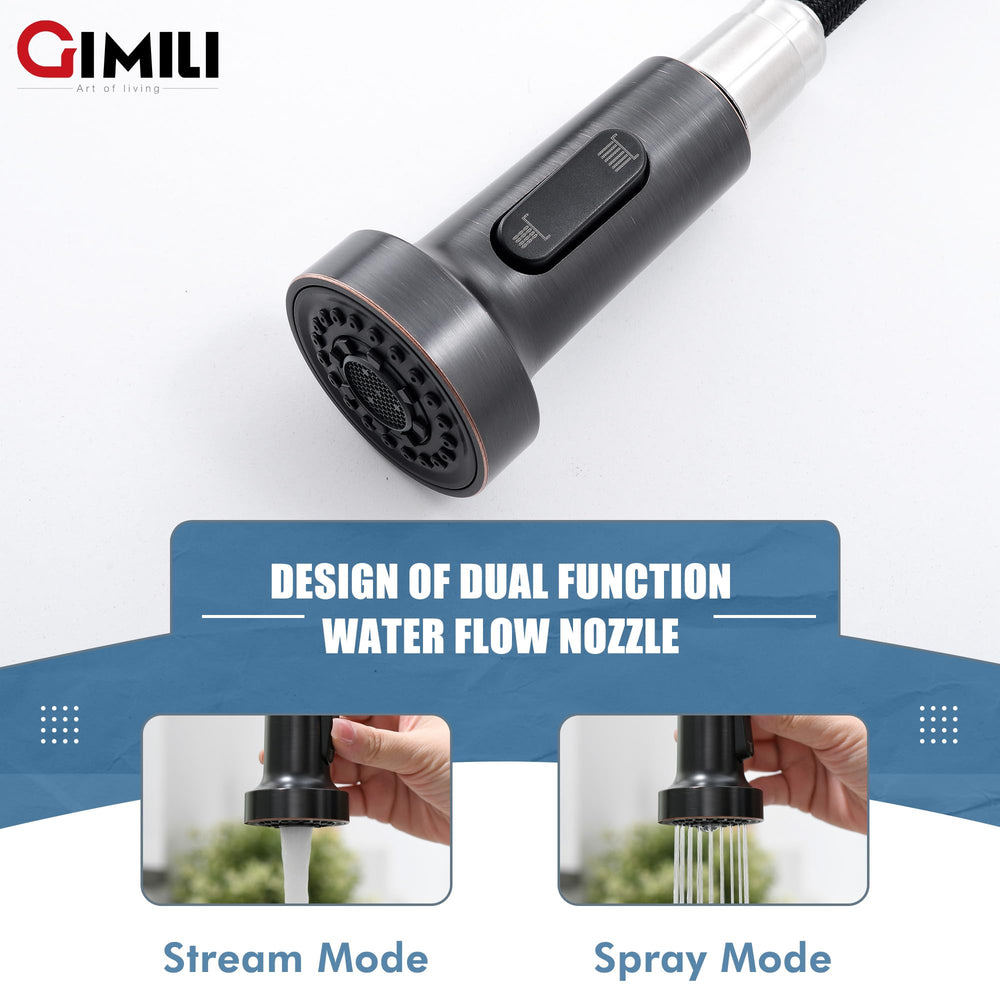 GIMILI supply hoses and hardware displayed for straightforward DIY installation