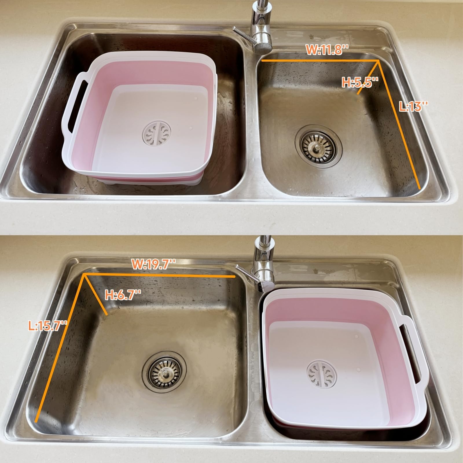 GIMWA baby bottle wash setup showing organized bottles and safe washing