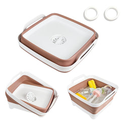 GIMWA front view of collapsible basin showing handles and capacity for easy carrying