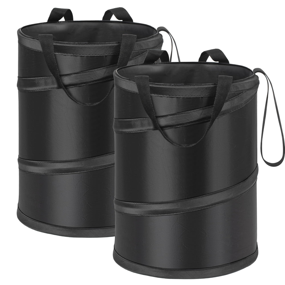Ginsco front view hanging car trash can keeps cabin tidy