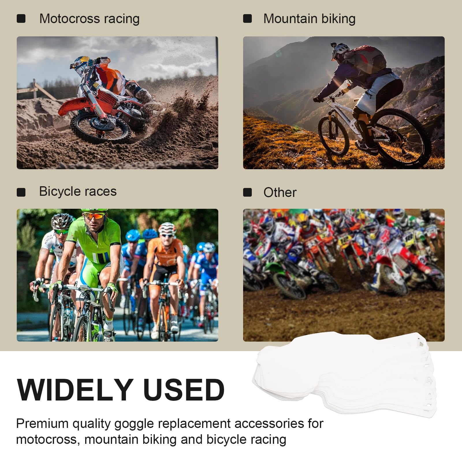 Giokyi laminated tear-off edge and tab detail showing easy grip and durability